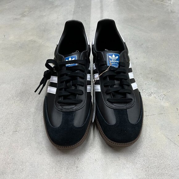 Adidas Samba OG Men's Size 4.5 Black White Gum B75807 - New Damaged Box - Picture 4 of 8